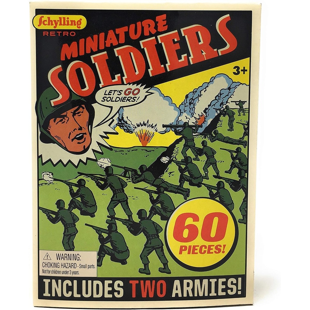 image:imageSchylling Retro Mini Soldiers 60 Piece 1 EA