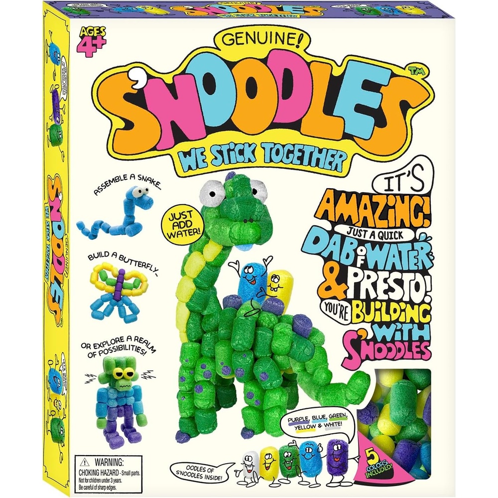 image:imageSchylling SNoodles Creative Building Craft Kit Just Add Water Ages 4 and Up One KitDino