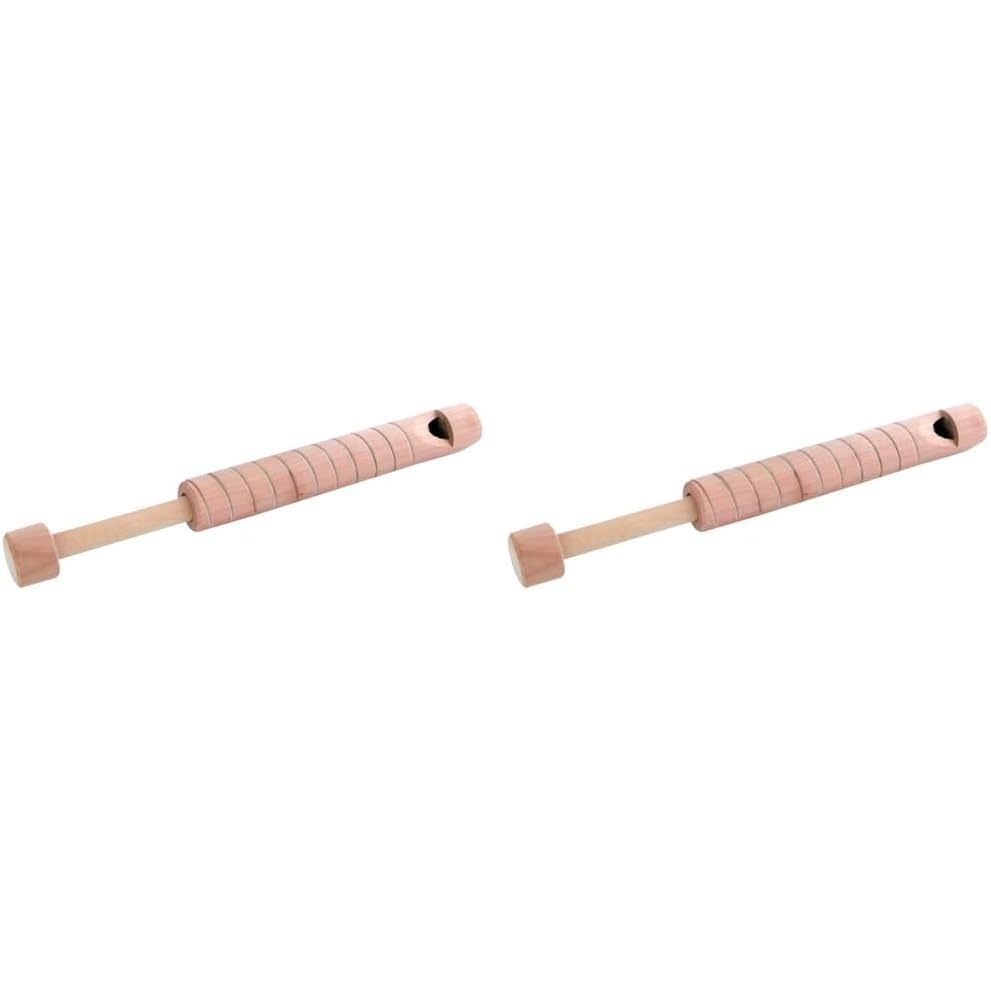 image:imageSchylling Wooden Slide Whistle Classic Kids Instrument All Wood Construction Durable Musical Toy for Children Ages 3 and Up One Whistle1 Count Pack of 2