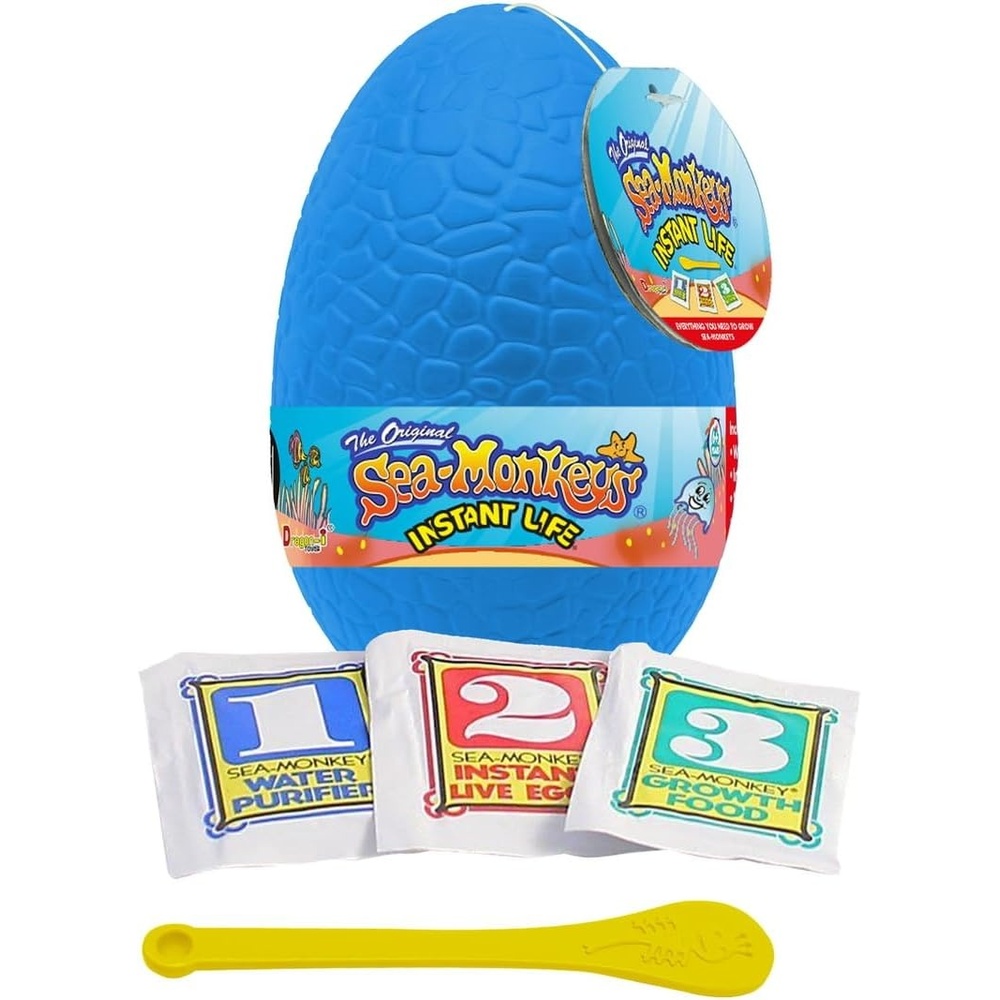 image:imageSeaMonkeys Egg Instant Life Worlds Only Instant Pets Assorted Colors Ages 6 Pack of 1