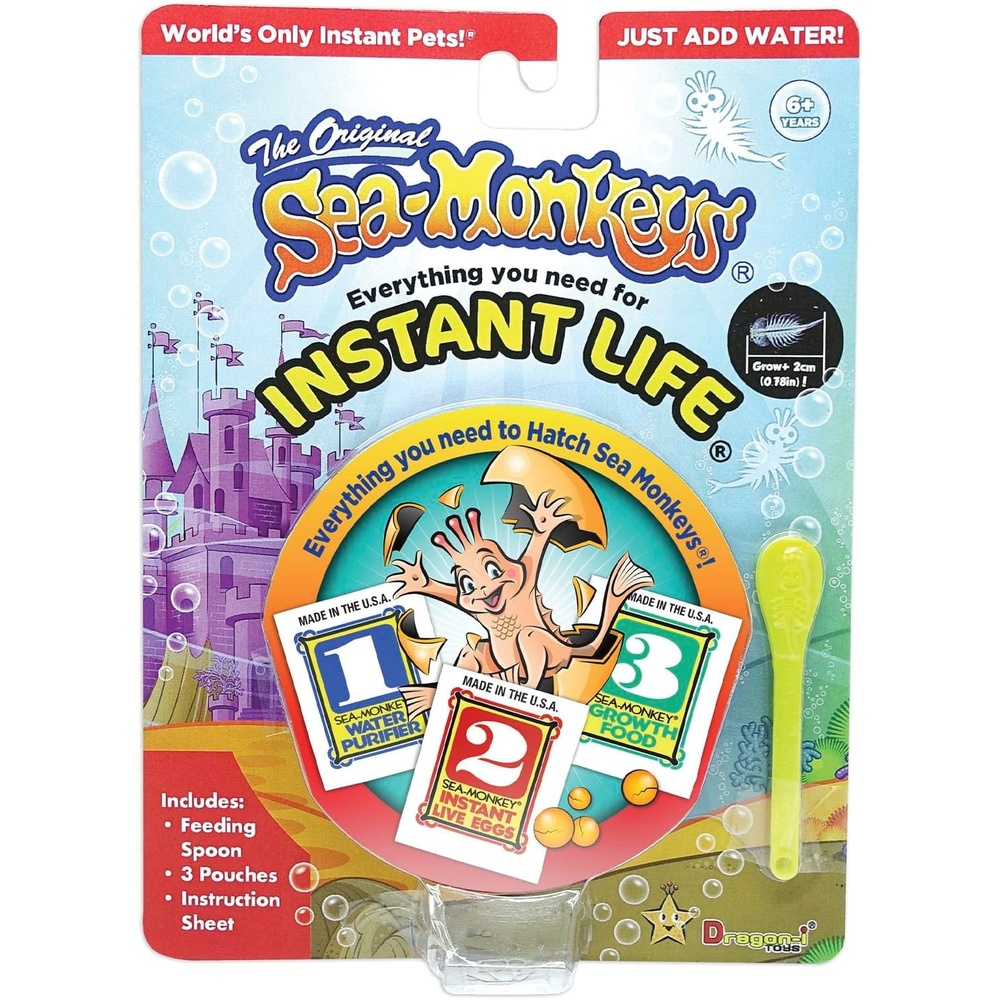 image:imageSeaMonkeys Instant Life Worlds Only Instant Pets Ages 6 Pack of 1