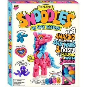 Schylling S’Noodles – Creative Building Craft Kit – Just Add Water – Ages 4 and Up – One Kit(Unicorn)