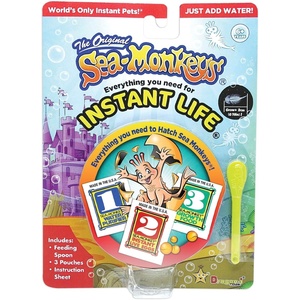 Sea-Monkeys® Instant Life – World’s Only Instant Pets® – Ages 6+ (Pack of 1)