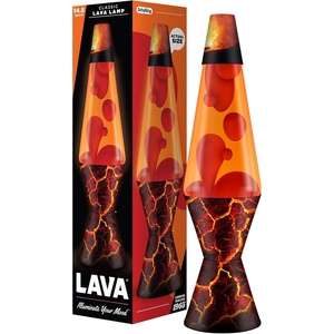 The Original Lava® Lamp – 14.5″ Volcanic Crags – Classic Liquid Motion Lamp – Red Wax and Orange Liquid – #2078 (Amazon Exclusive)(14.5 inches)